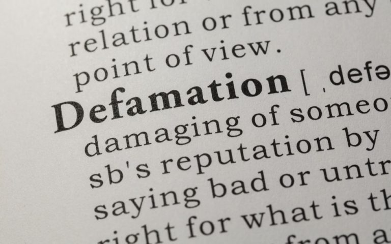 defamation in california