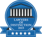 Lawyers of Distinction Badge, Lawyers for Justice, PC