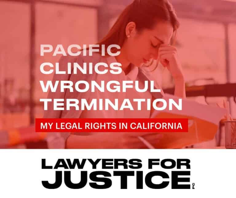 Pacific Clinics Wrongful Termination