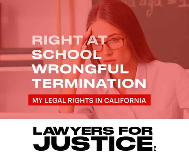 Right at School Wrongful Termination