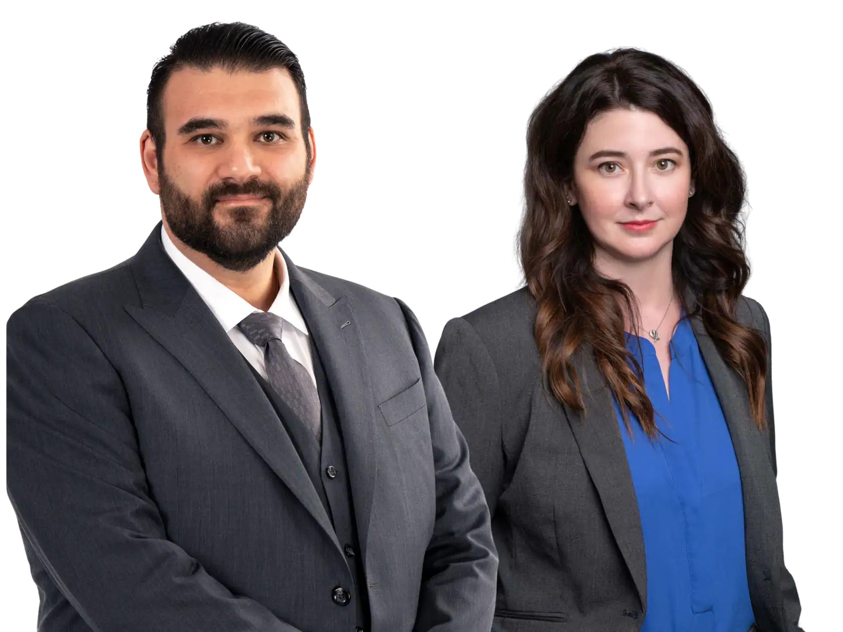 Employment lawyers Arman Marukyan and Brittany Shaw